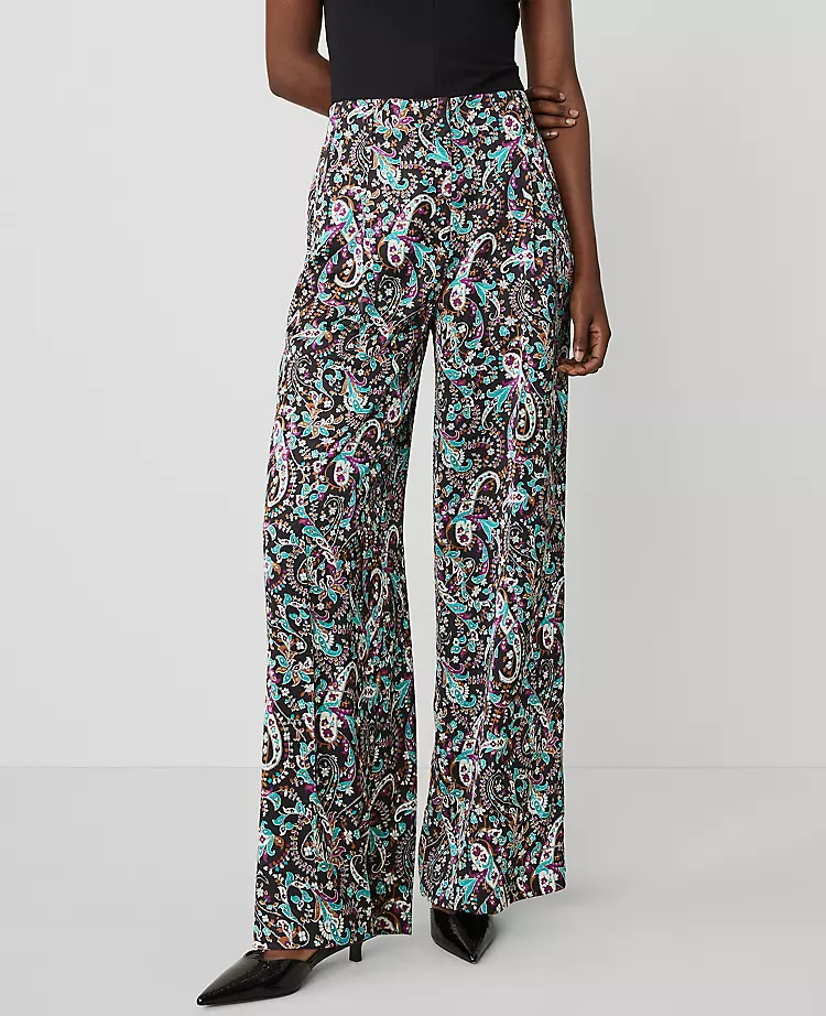 The Petite Pleated Wide Leg Pant