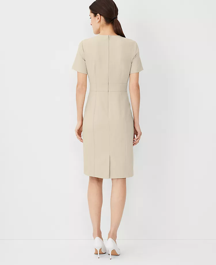 20879-The-Short-Sleeve-Sheath-Dress-in-Bi-Stretch-Curvy-Fit-2.webp The Short Sleeve Sheath Dress in Bi-Stretch - Curvy Fit