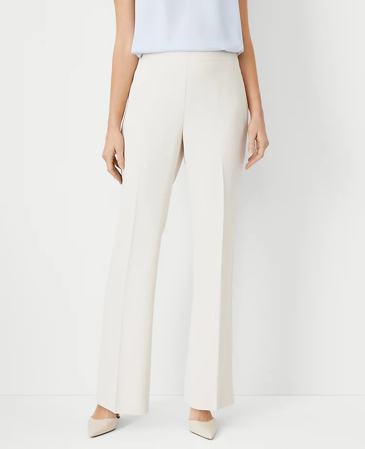 The Side Zip Trouser in Fluid Crepe - Curvy Fit