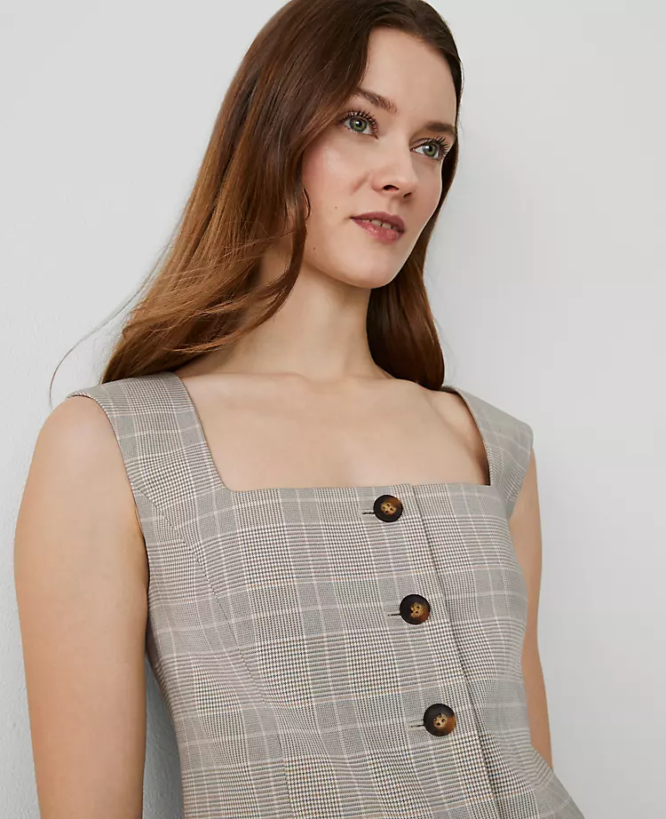2182-Plaid-Square-Neck-Vest-4.webp Plaid Square Neck Vest