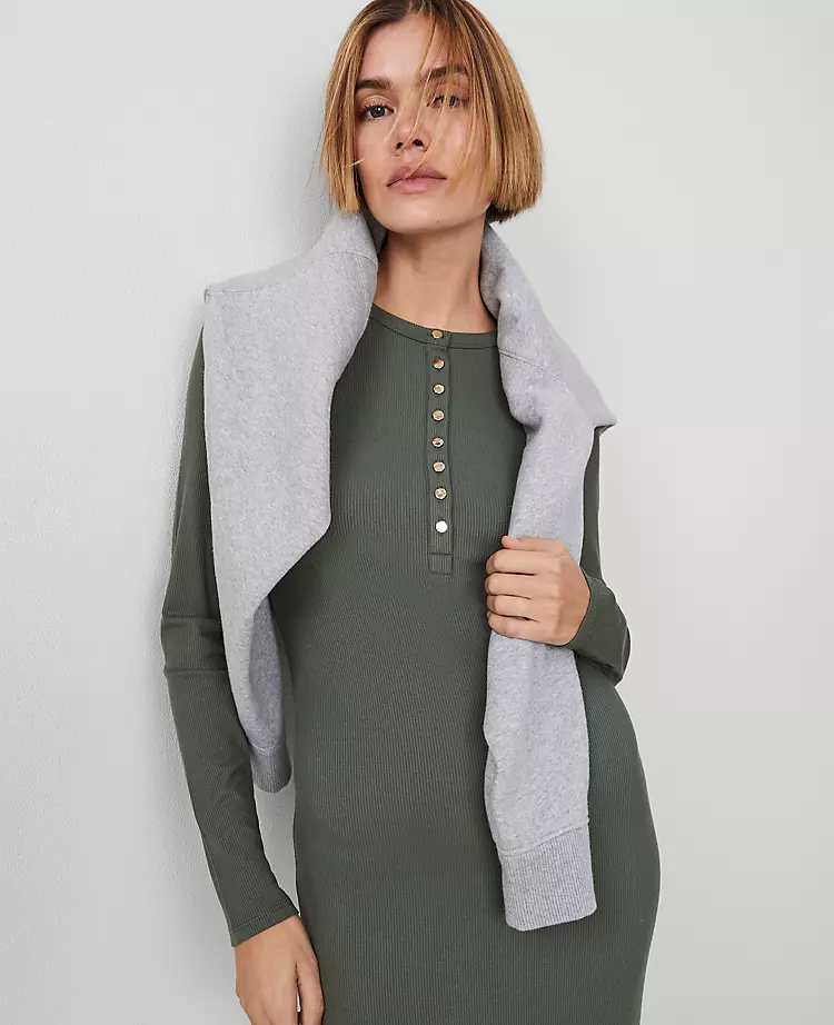 2194-Petite-Weekend-Collection-Henley-Knit-Column-Dress-3.webp Petite Weekend Collection Henley Knit Column Dress