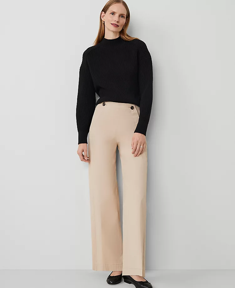 Weekend Collection Wide-Leg Sailor Pant