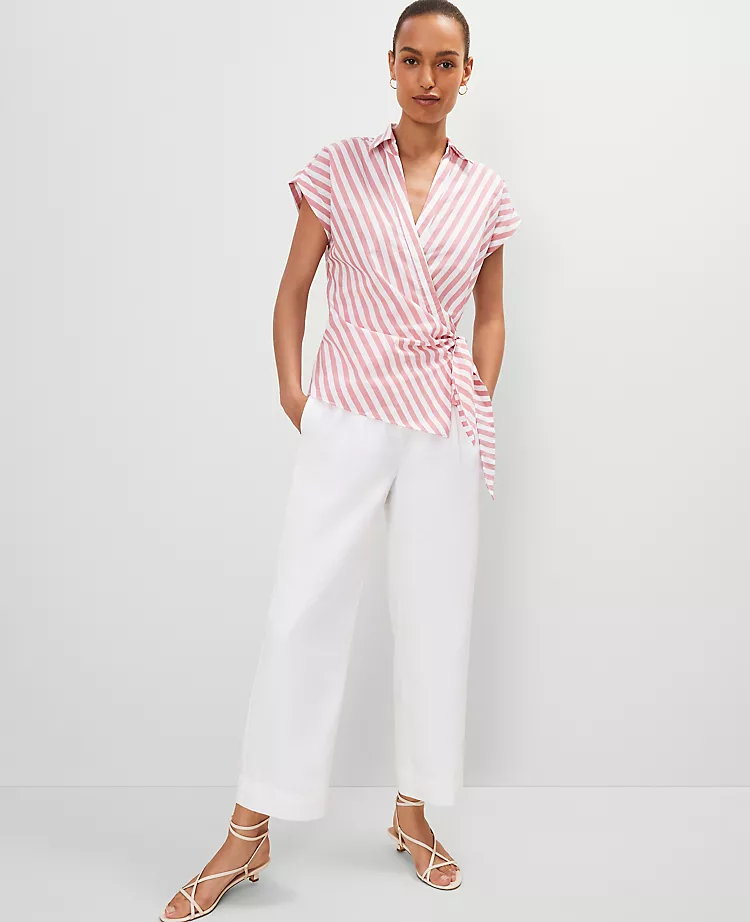 2559-Striped-Collared-Tie-Waist-Top-4.webp Striped Collared Tie Waist Top