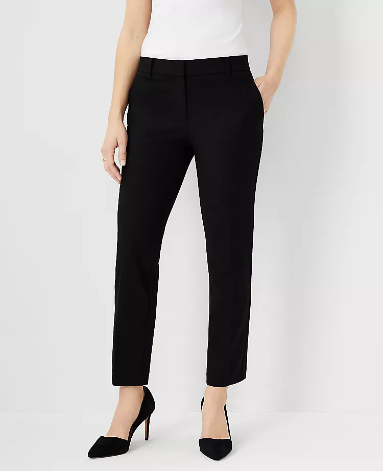 The Tall Ankle Pant In Cotton Twill - Curvy Fit
