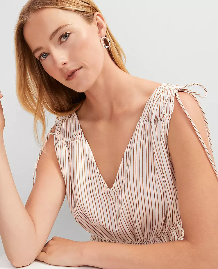Gathered Tie Top