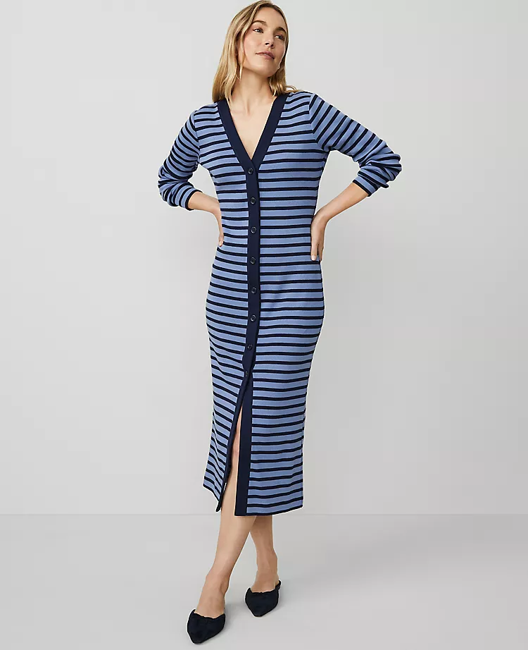 Weekend Collection Stripe Column Midi Dress
