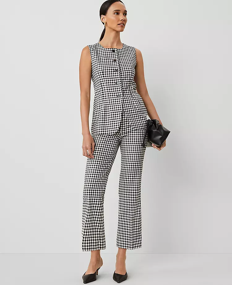 The Flare Pant in Gingham
