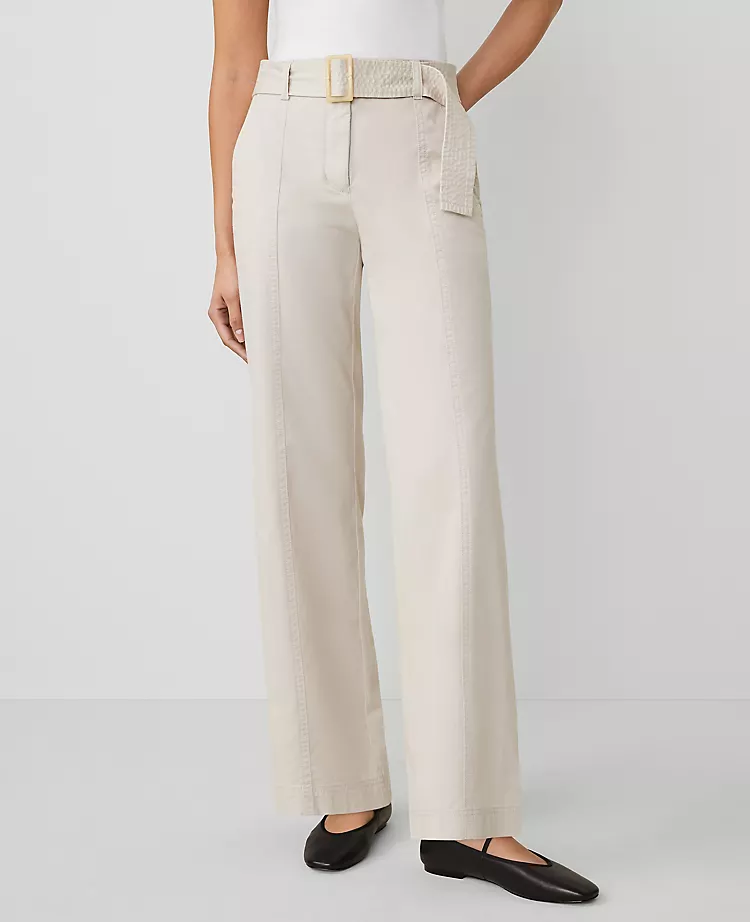 Weekend Collection Belted Utility Pant