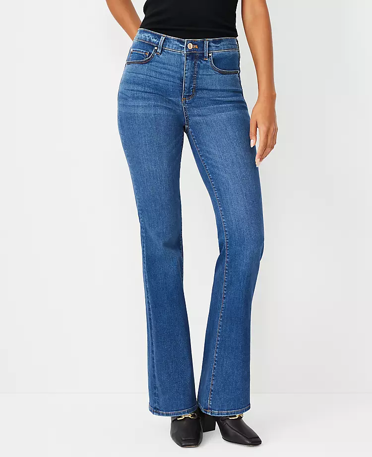 The Boot Jean in Bright Mid Indigo Wash