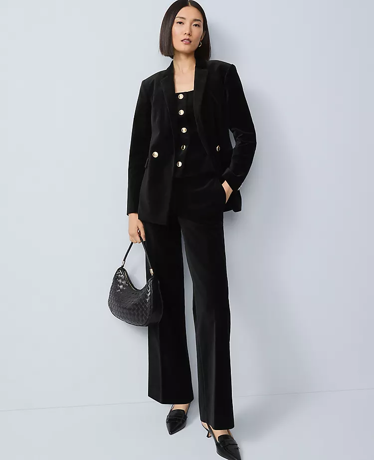 The Jayne Trouser in Velvet