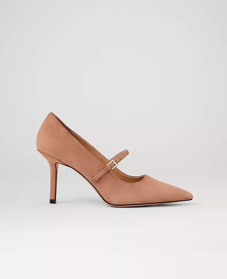Suede Mary Jane Pump
