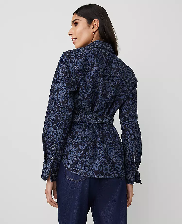 5084-Petite-Floral-Flared-Denim-Shirt-3.webp Petite Floral Flared Denim Shirt