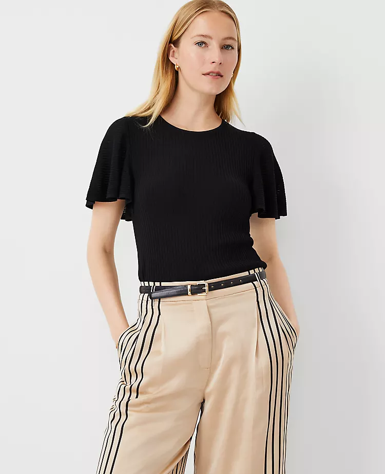 Lightweight Flare Sleeve Sweater