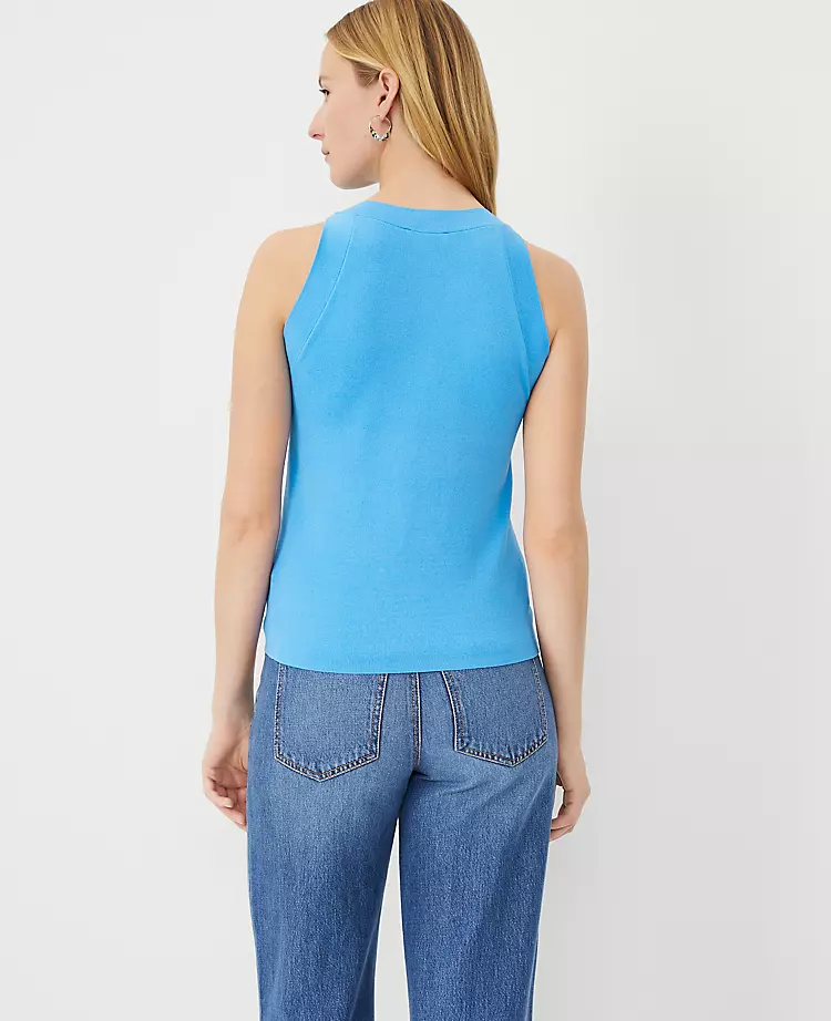 Petite Halter Sweater Shell