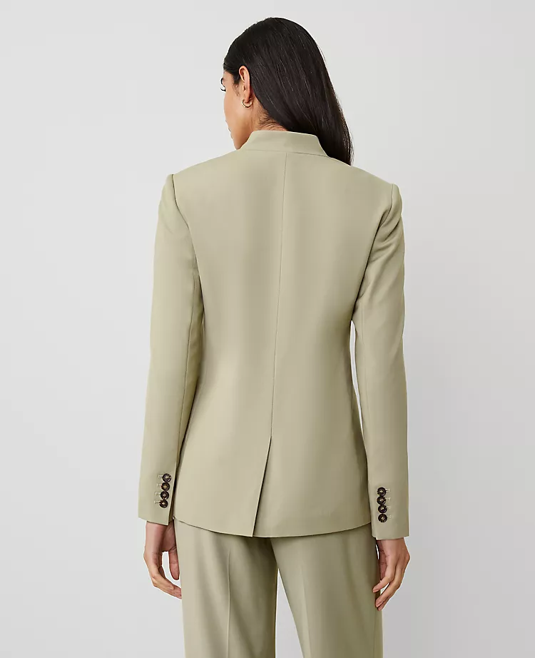 The Petite Collarless Blazer