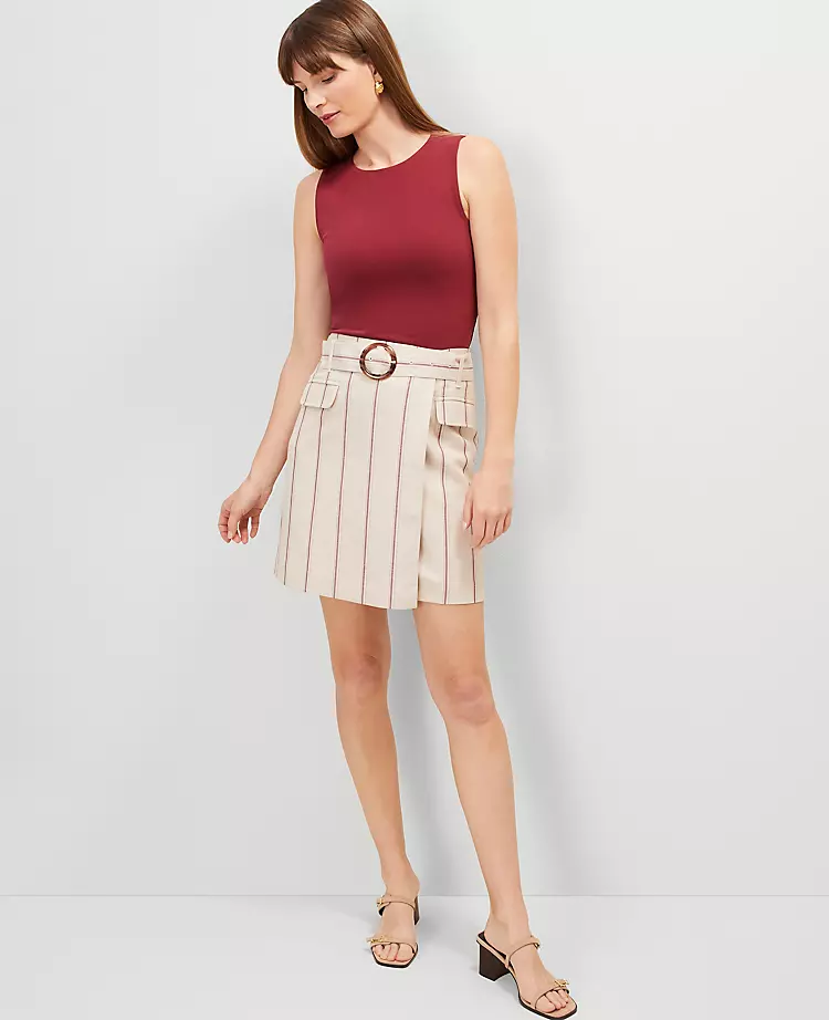 6124-Pinstripe-Belted-Wrap-Skirt-3.webp Pinstripe Belted Wrap Skirt