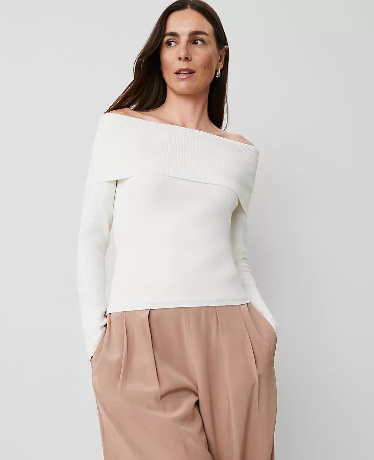 Off-The-Shoulder Sweater
