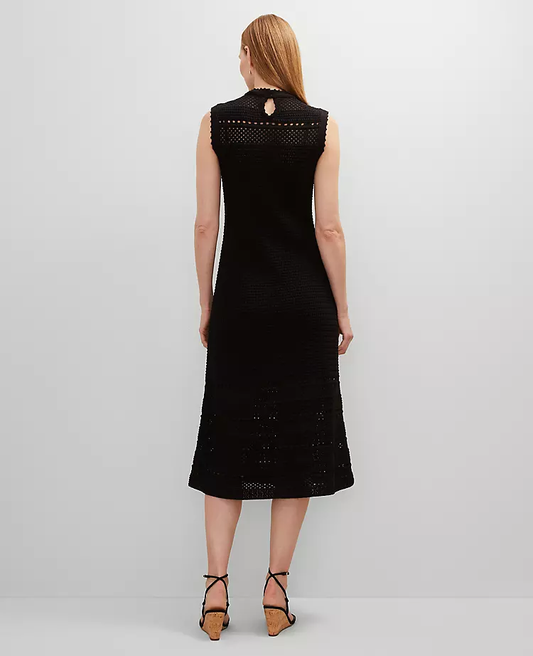 Crochet Midi Dress