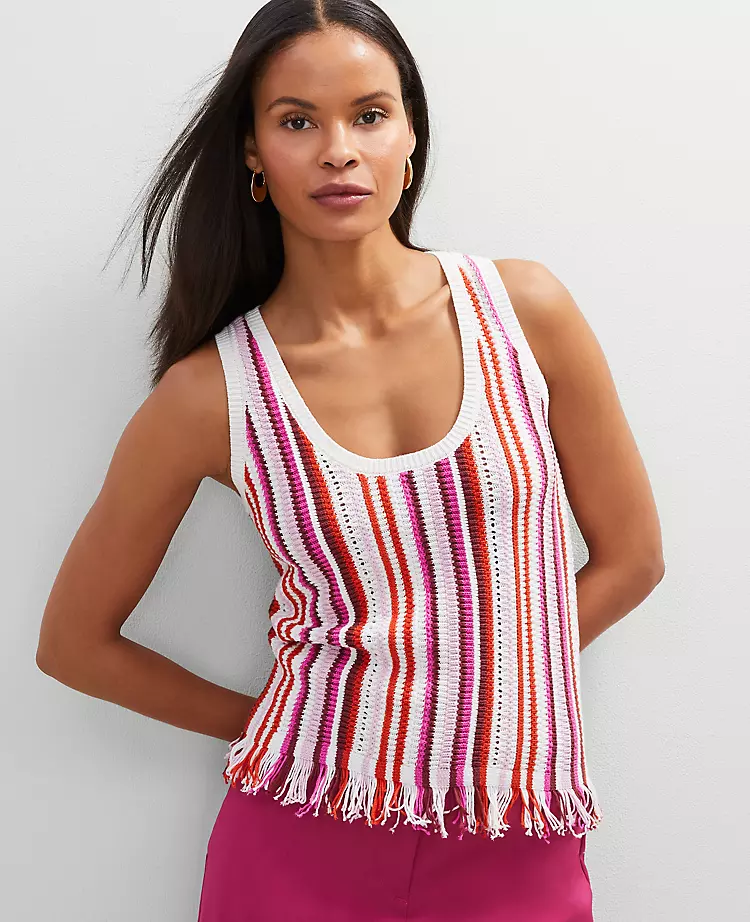 Fringe Striped Shell