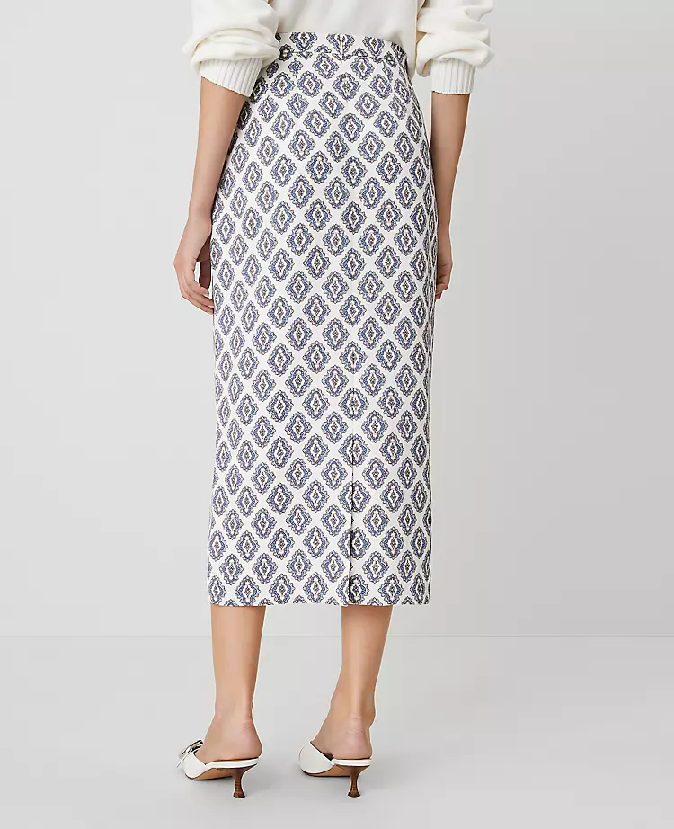 6432-Petite-Foulard-Column-Midi-Skirt-3.webp Petite Foulard Column Midi Skirt