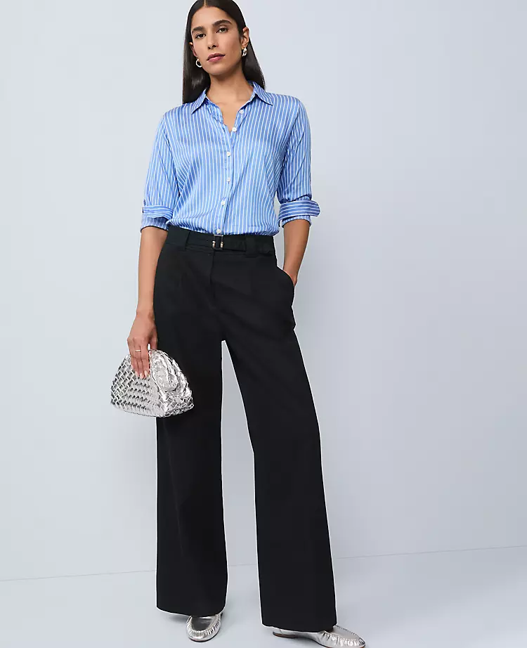 The Belted Wide-Leg Pant