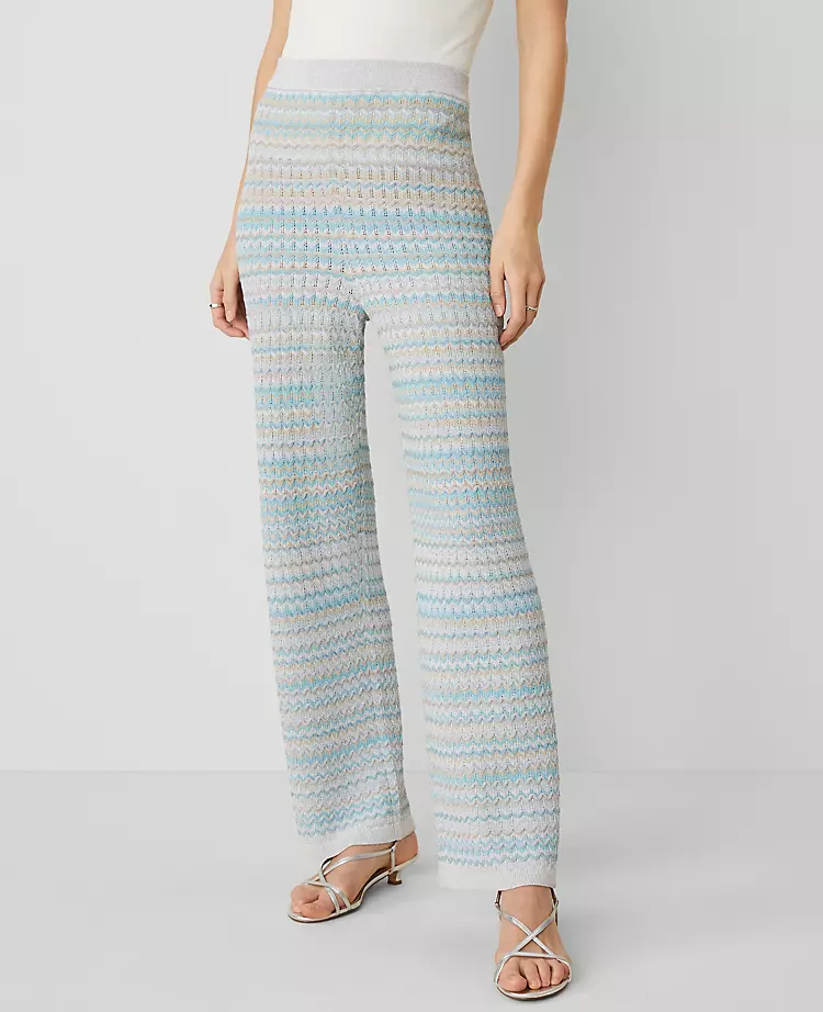 The Petite Pull-On Wide-Leg Sweater Pant