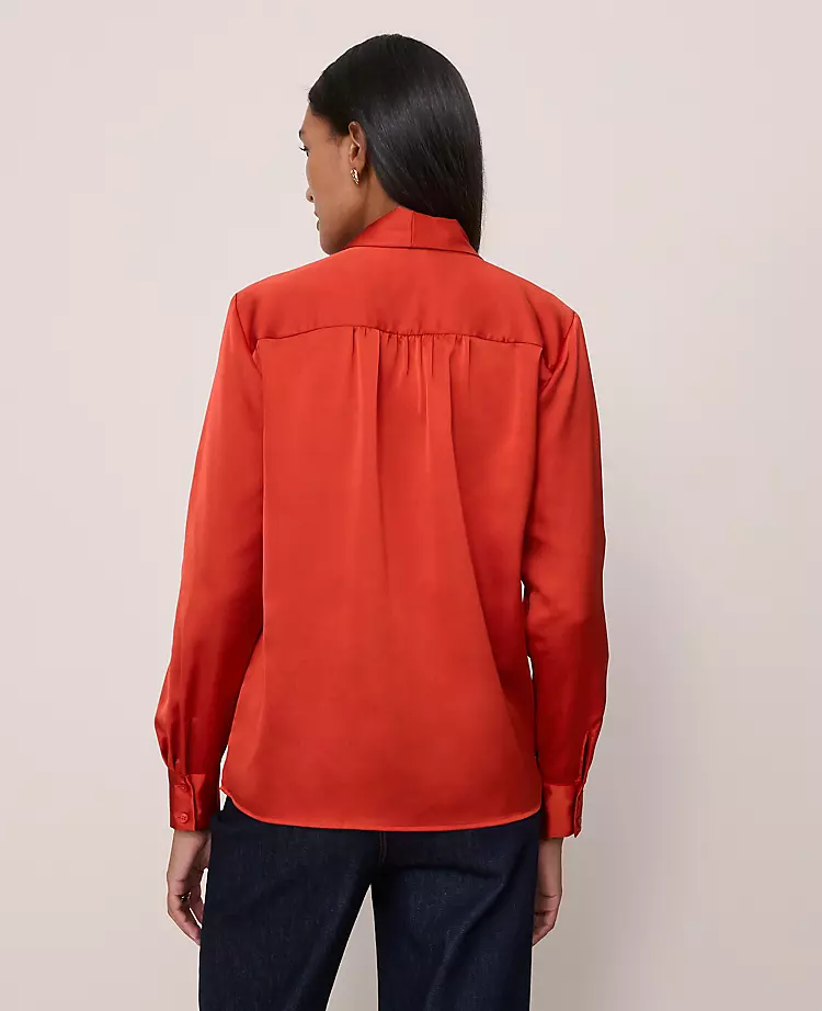 7256-Satin-Bow-Blouse-2.webp Satin Bow Blouse