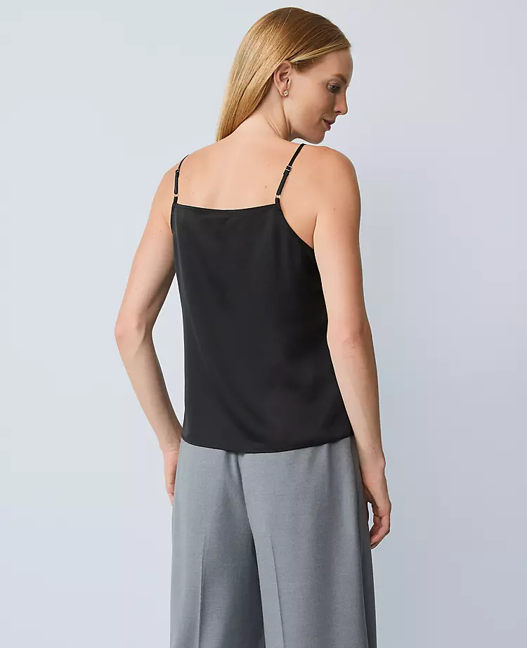 Lace Trim V-Neck Tank Top