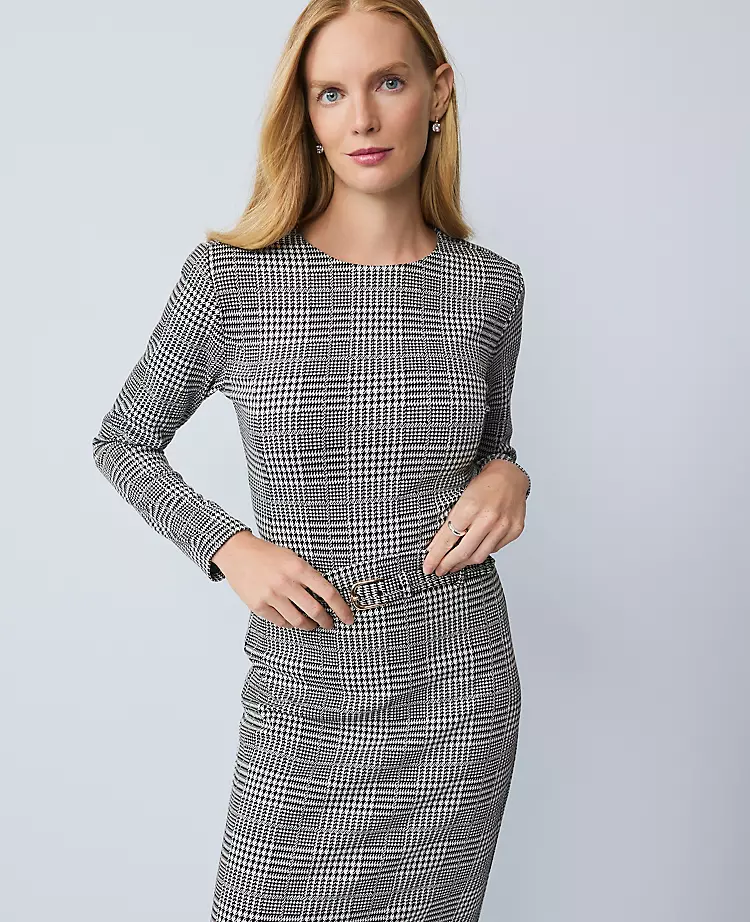 7635-Plaid-Knit-Top-1.webp Plaid Knit Top