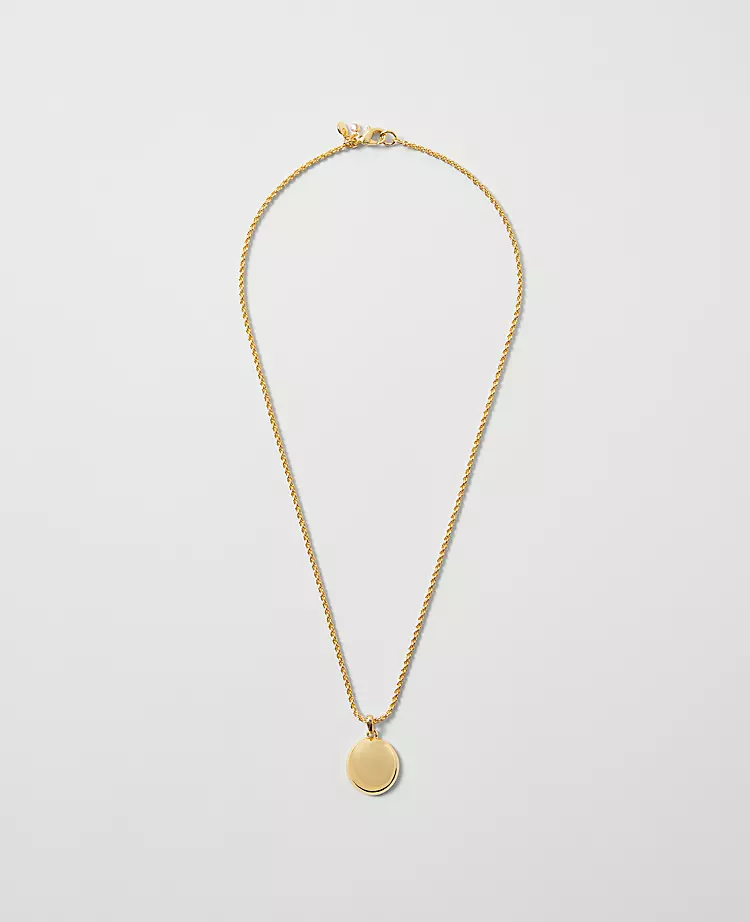 Rope Chain Pendant Necklace