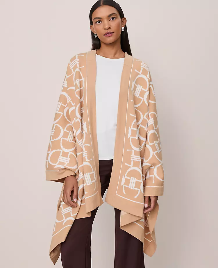 Chain Link Print Wrap Scarf