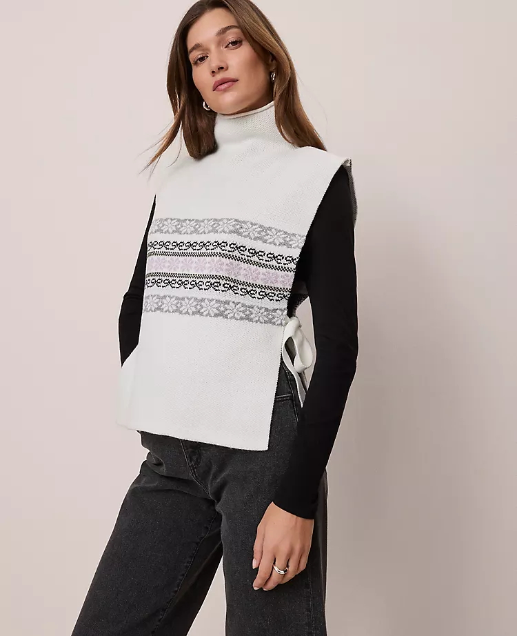 Fair Isle Dickie Sweater Vest