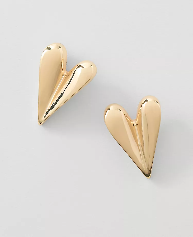 Metal Heart Earrings