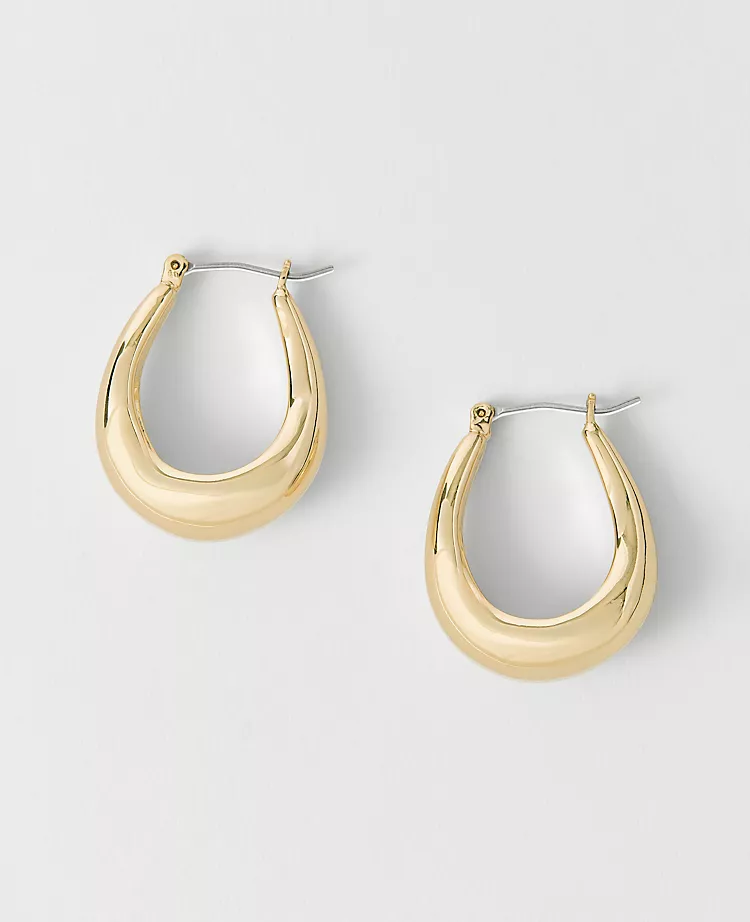 Metal Hoop Earrings
