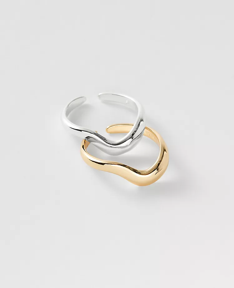 Mixed Metal Ring Set