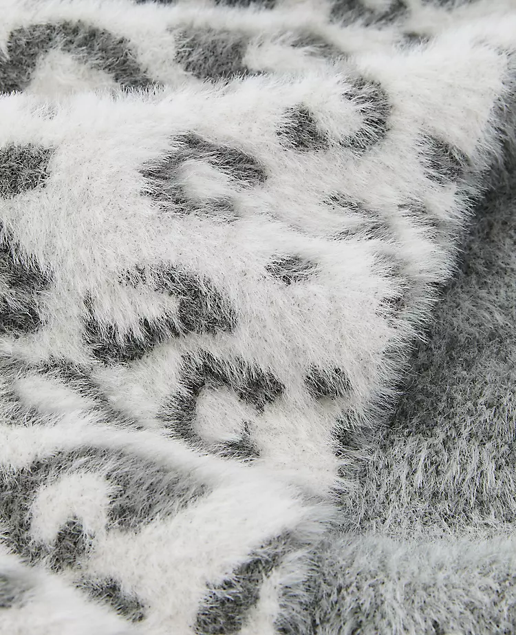 Leopard Print Blanket Scarf