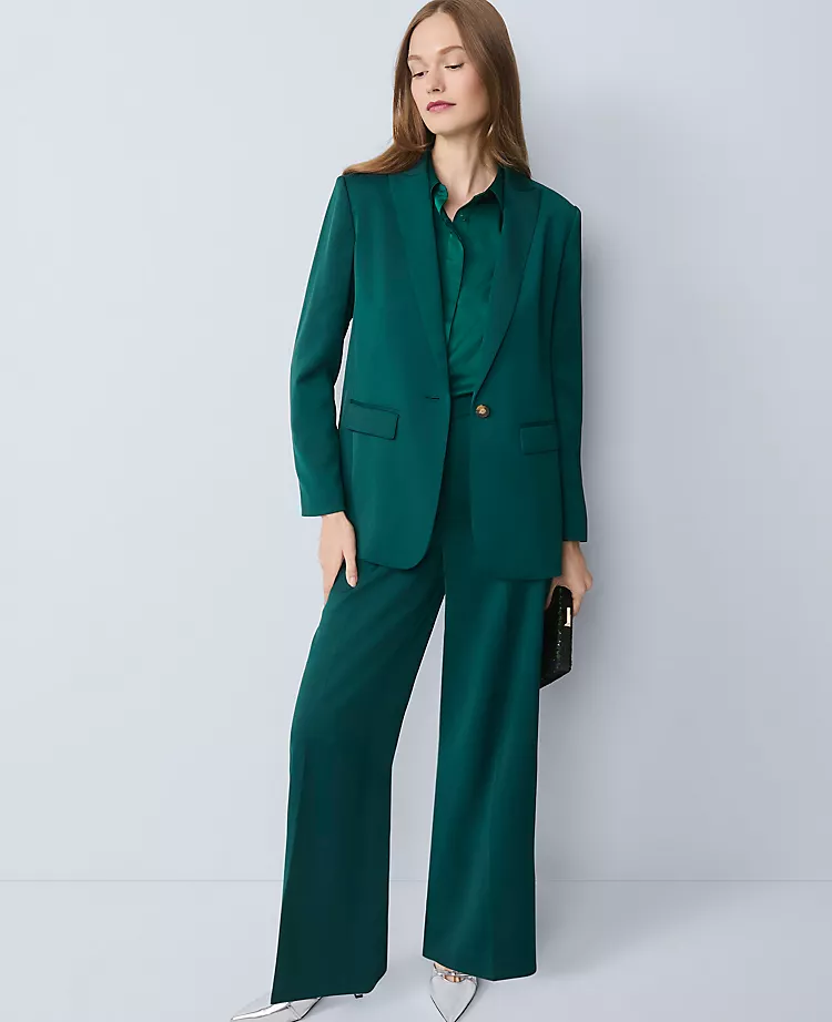 The Wide-Leg Pant in Satin