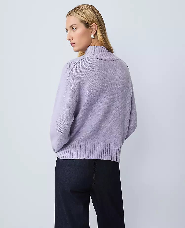 9707-Ribbed-Mock-Neck-Sweater-2.webp Ribbed Mock Neck Sweater