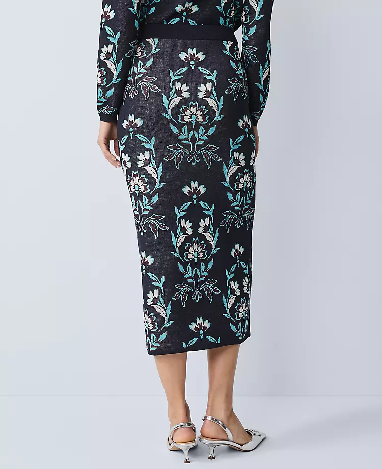 9853-Floral-Jacquard-Sweater-Skirt-3.webp Floral Jacquard Sweater Skirt