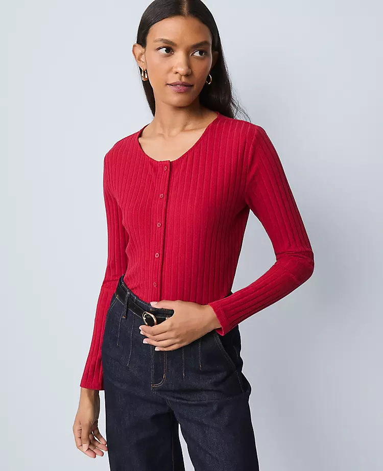 Weekend Collection Crew Neck Cardigan
