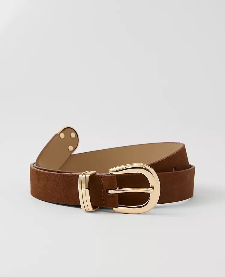 Suede Multi Keeper Belt